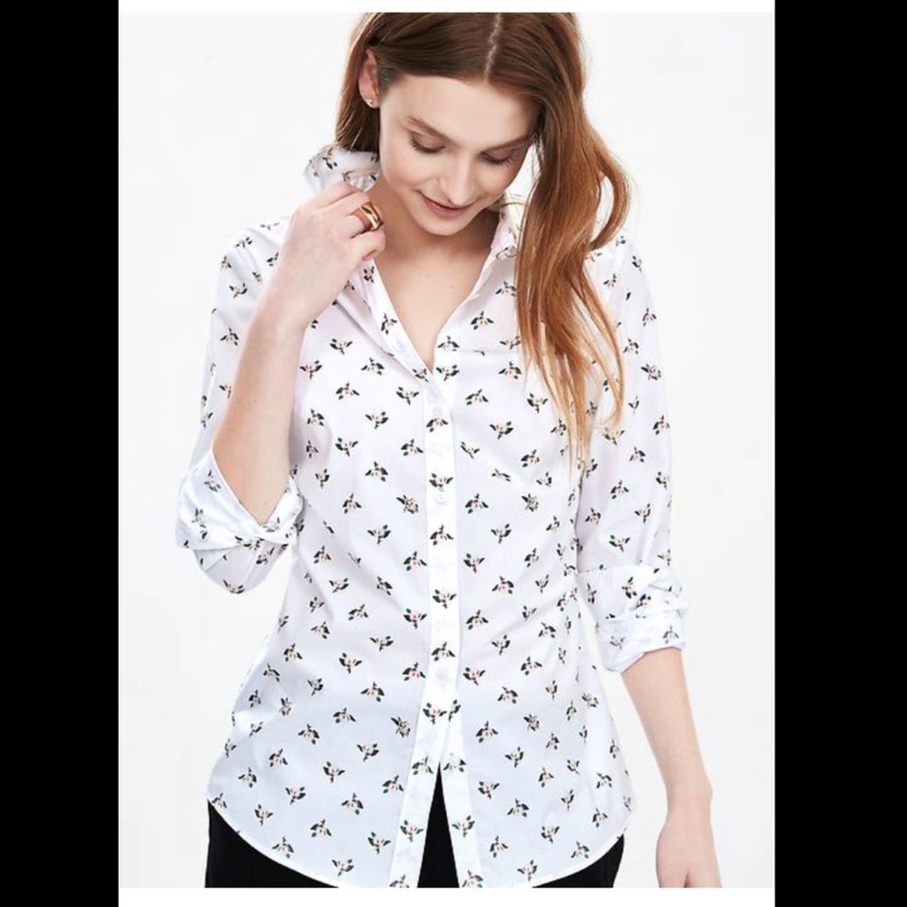 Banana Republic Riley Magnolia Floral shirt